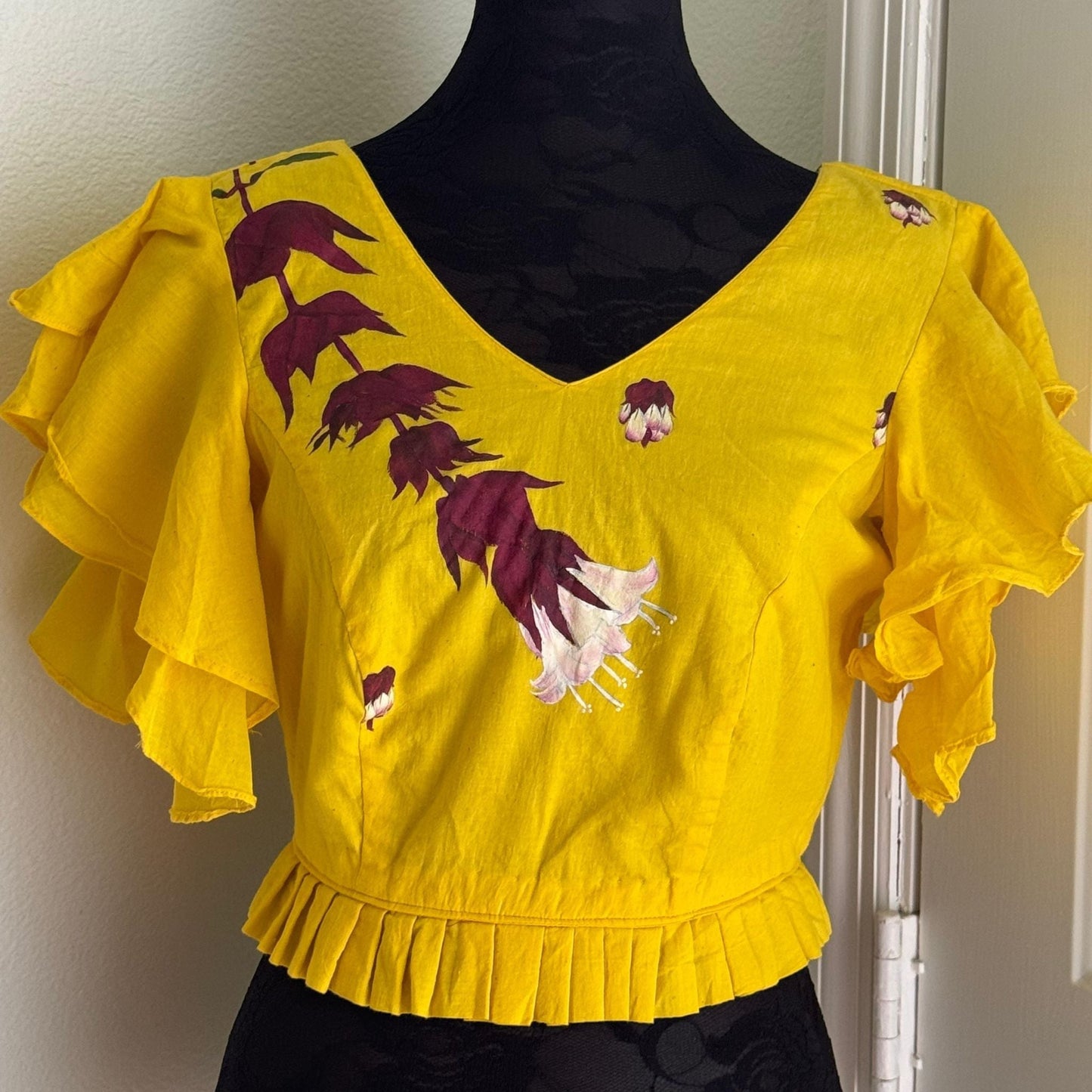 "LavNi" The Himalayan HoneySuckle Ruffled SKIRT AND TOP Dress Lavie by LDM