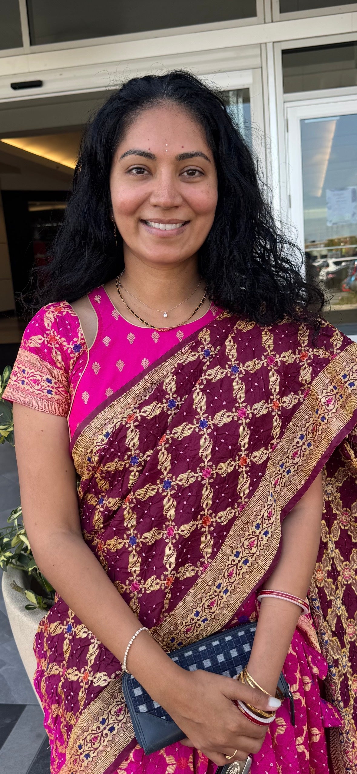 Rani Pink Royal Bandhani Dupian Silk Lehenga with duppatta Choli
