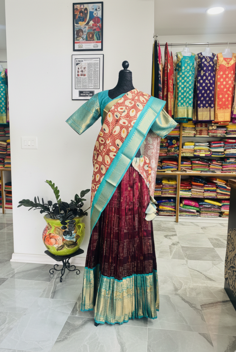 Tissue Lehenga with Chinon Georgette Dupatta – | party Collection