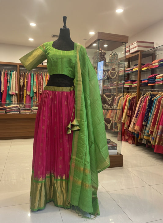 Tissue Lehenga with Chinon Georgette Dupatta – | party Collection